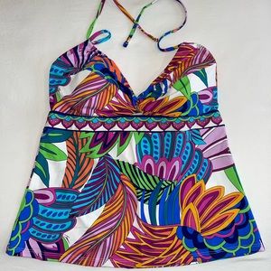 Trina Turk Tankini Top PARADISE PLUME